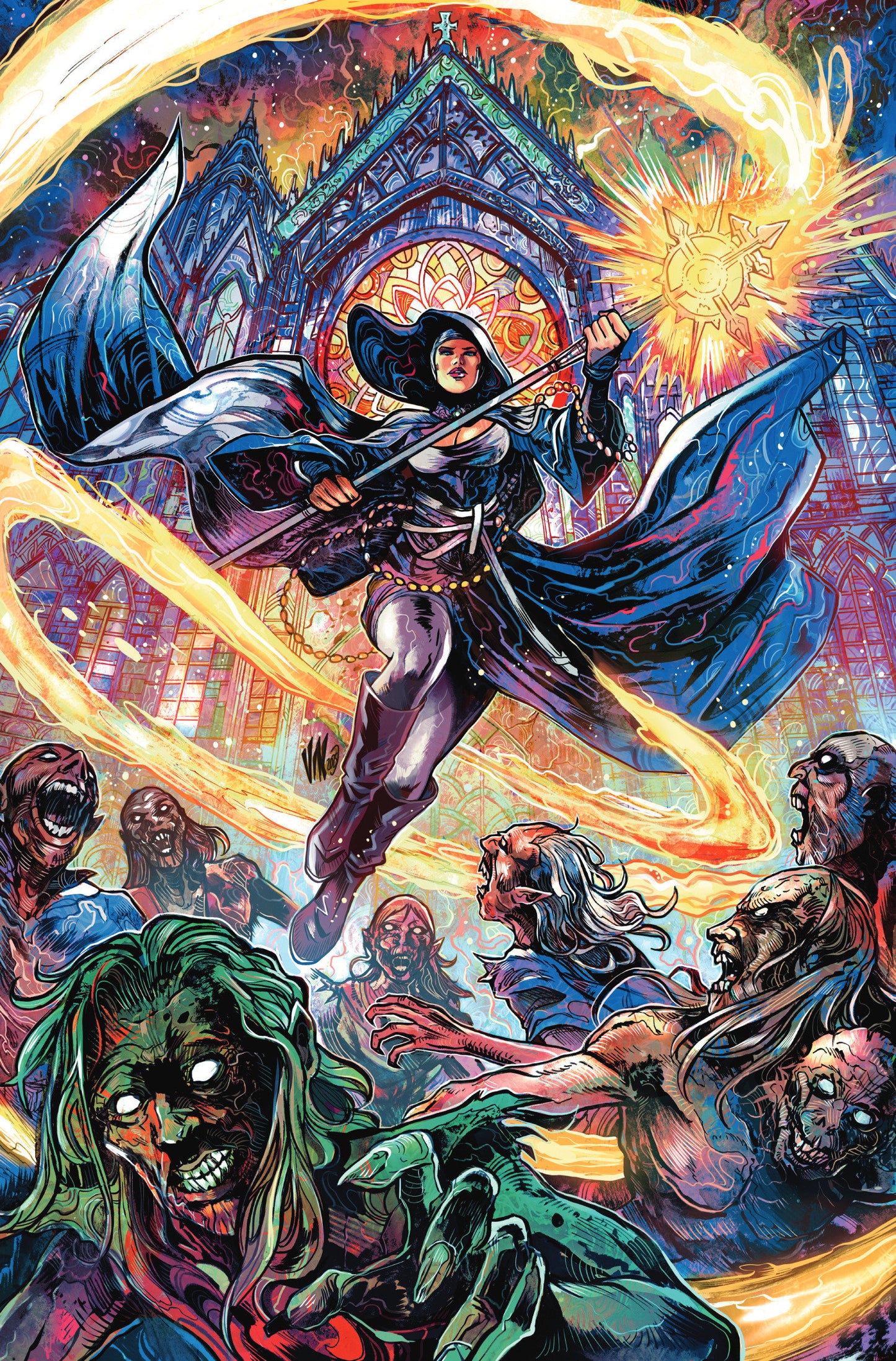 Marian Heretic #1 J 1 in 50 Variant Edition (Full Art, Riccardi)