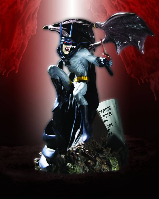 BATMAN VAMPIRE MINI STATUE (RES) [APR110279] - $95.00 : Njoy Games