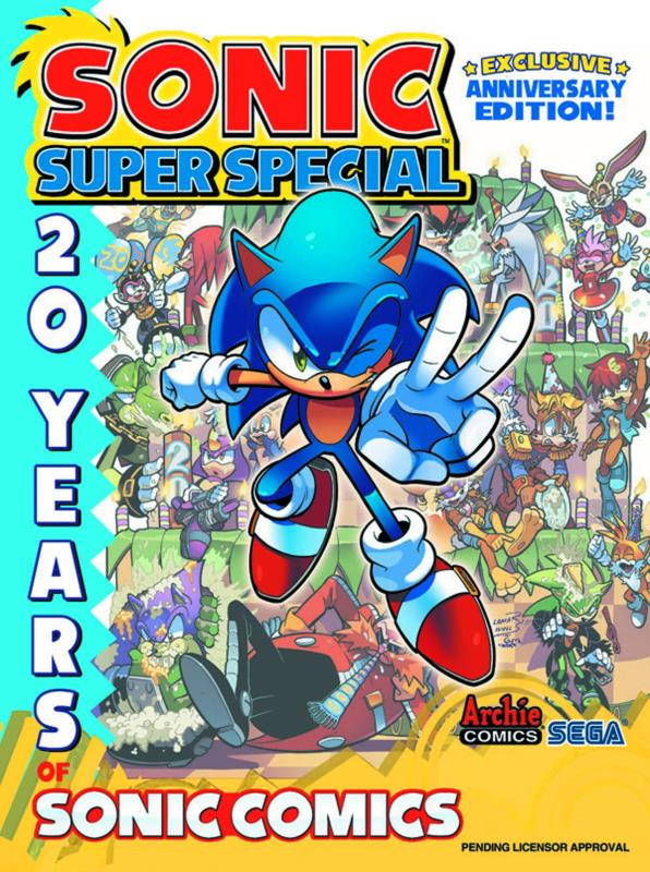 Product Details: Sonic Super Special Magazine #8 sticker spectacular