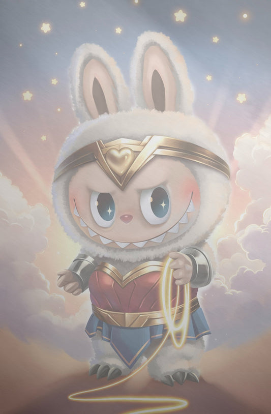 FAME: KASING LUNG CREATOR OF THE LABUBU - KATYA SINYUKHINA LASSO MONSTER FOIL KNIGHT OF COMICS EXCLUSIVE