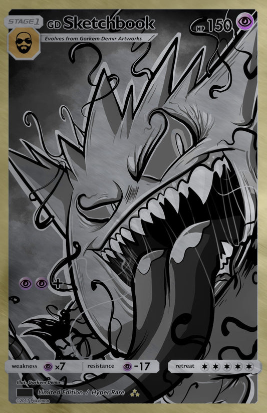 GORKEM DEMIR SKETCHBOOK - GENGAMIZED COVER C METAL VARIANT NYCC 2025 KNIGHT OF COMICS EXCLUSIVE