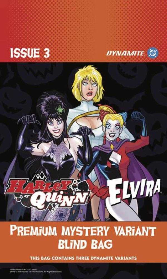 Harley Quinn X Elvira #3 Cover N Premium Blind Bag Variant Limited To 1981 Copies