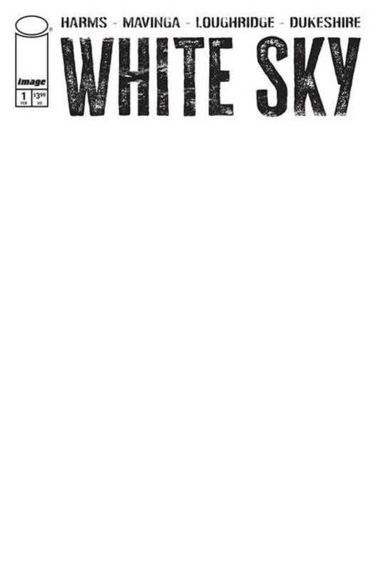 White Sky #1 Cover D Blank Sketch Variant (Mature)