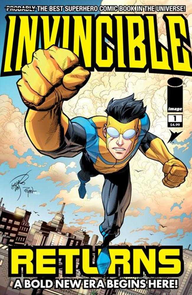 Invincible Returns Facsimile Edition #1 Cover B Erik Larsen & Ryan Ott ...