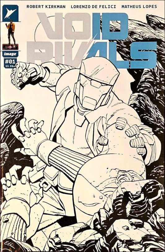 Void Rivals #1 Cover P Ethan Young B&W Trade Dress Exclusive (Limited 1000)