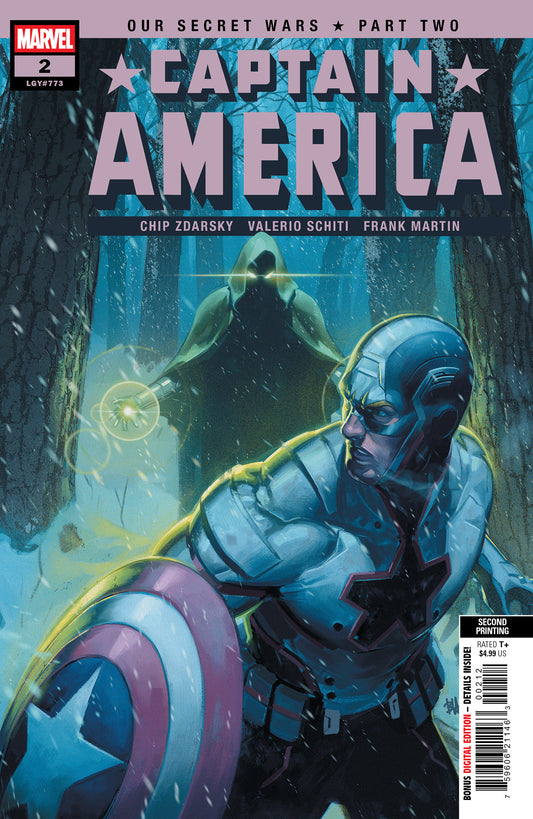 Captain America #2 Ben Harvey 2 Nd Printing Variant