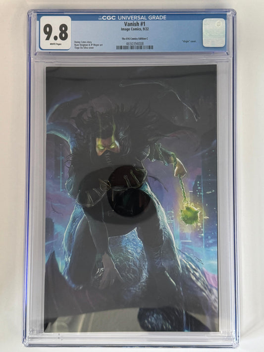 Vanish #1 CGC 9.8 Blue Label Tiago Da Silva Exclusive Var