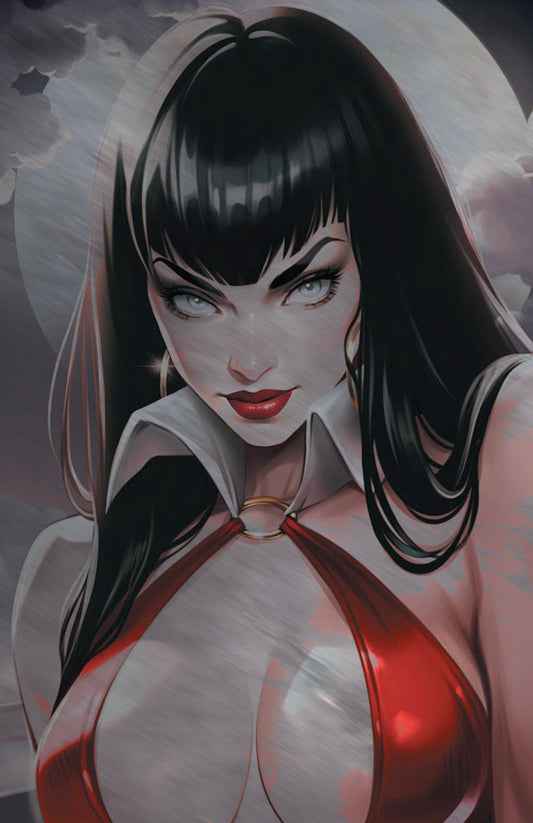 VAMPIRELLA HELLIDAY SPECIAL 2025 - KATYA SINYUKHINA WRAPAROUND COVER A METAL FANEXPO NEW ORLEANS KNIGHT OF COMICS EXCLUSIVE LTD 20