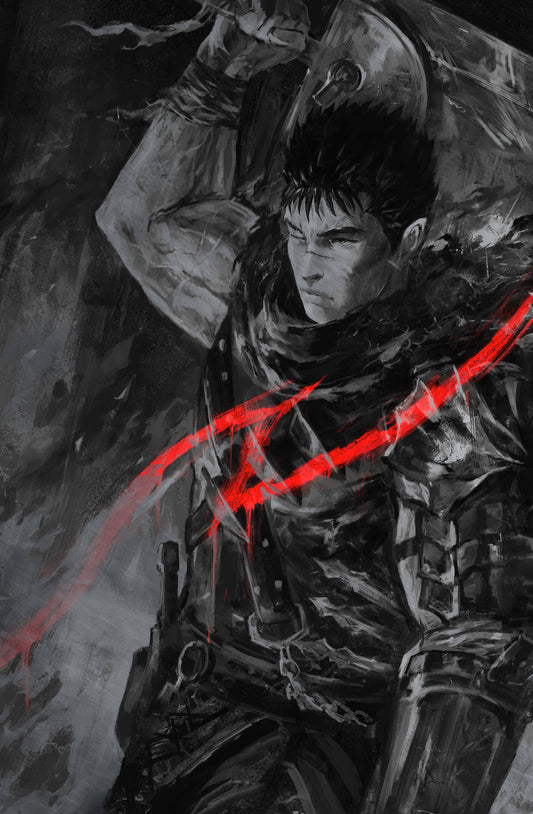 TRIBUTE KENTARO MIURA CREATOR OF BERSERK - SHIMHAQ COVER B METAL FANEXPO NEW ORLEANS KNIGHT OF COMICS EXCLUSIVE LTD 10