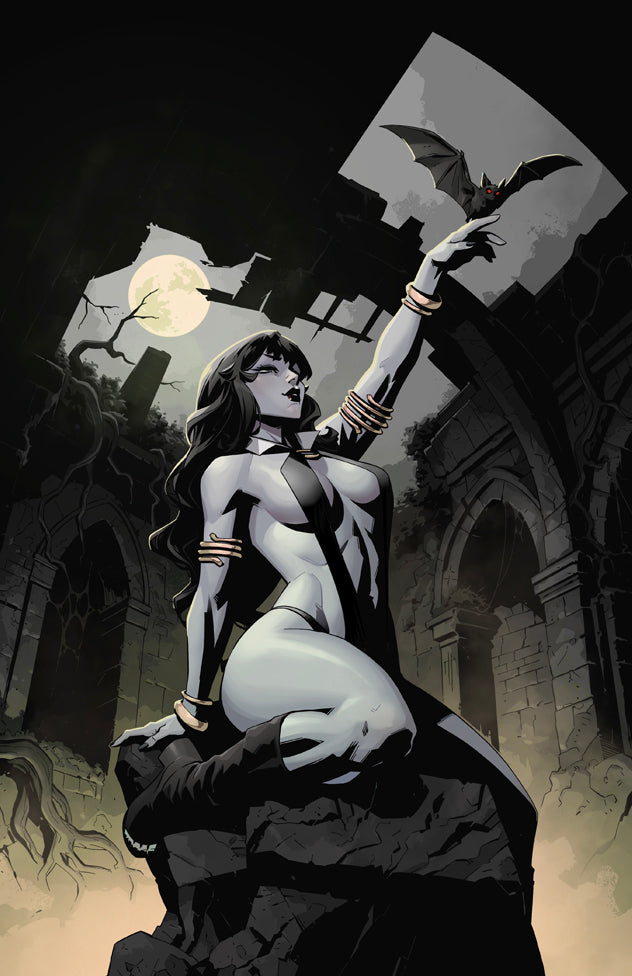 VAMPIRELLA #7 - PADI COVER B VIRGIN VARIANT HALLOWEEN 2026 KNIGHT OF COMICS EXCLUSIVE