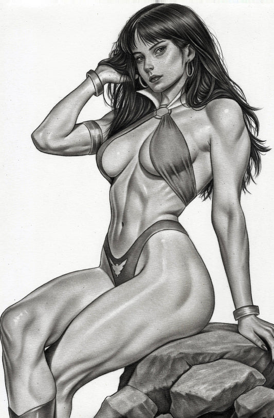 VAMPIRELLA ARMAGEDDON #12 - ALAN BORGES COVER B SKETCH VARIANT KNIGHT OF COMICS SDCC 2026 EXCLUSIVE LTD 200 - Preorder