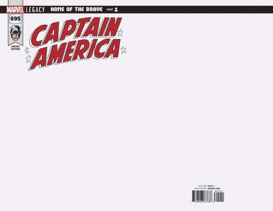 CAPTAIN AMERICA #695 BLANK VAR LEG 11/1/2017