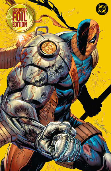 [GOLD FOIL] ABSOLUTE BATMAN #21 TYLER KIRKHAM DEATHSTROKE CONVENTION EXCLUSIVE VIRGIN VAR (07/29/2026)