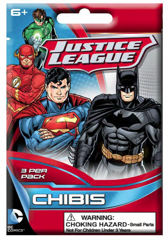 JUSTICE LEAGUE Chibis Blind Booster Pack