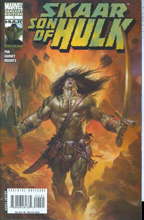 SKAAR SON OF HULK #01 VALLEJO BELL VARIANT