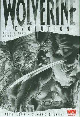 WOLVERINE EVOLUTION BLACK WHITE PREMIUM HARDCOVER