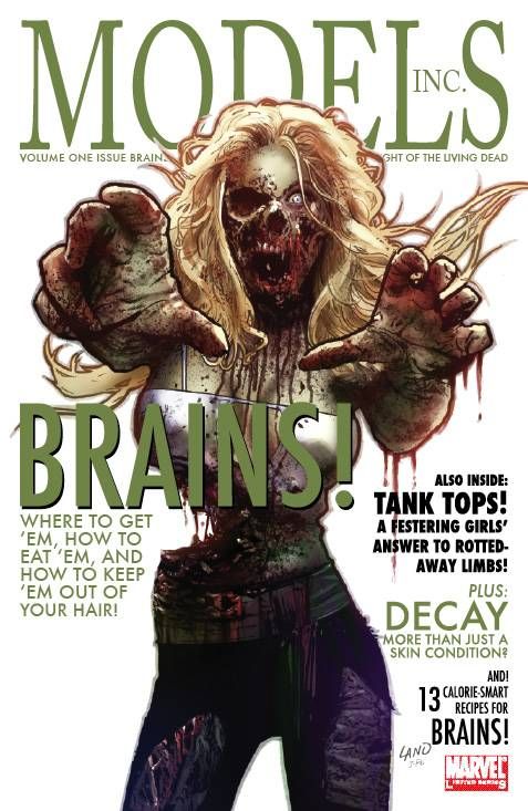 MODELS INC #03 (OF 4) ZOMBIE VARIANT