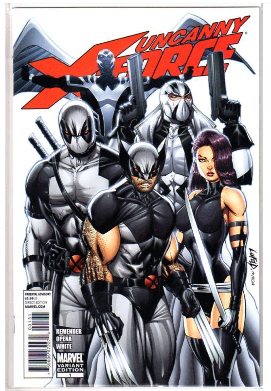 UNCANNY X-FORCE #1 LIEFELD 1:50 VARIANT (MR)