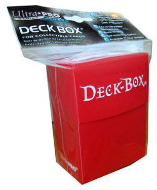 ULTRA PRO DECK BOX: RED