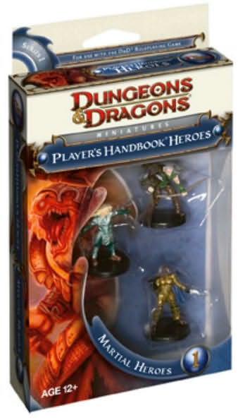 DUNGEONS & DRAGONS MINATURES PLAYERS HANDBOOK HEROES SERIES 1 MARTIAL HEROES 1