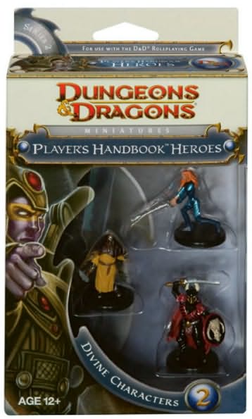 DUNGEONS & DRAGONS MINATURES PLAYERS HANDBOOK HEROES SERIES 2 DIVINE CHARACTERS 2