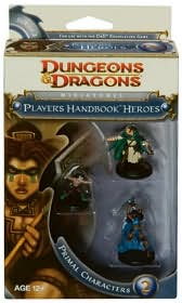 DUNGEONS & DRAGONS MINATURES PLAYERS HANDBOOK HEROES SERIES 2 PRIMAL CHARACTERS 2