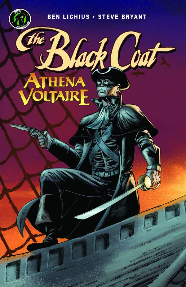 BLACK COAT & ATHENA VOLTAIRE ONE-SHOT BLACK COVER