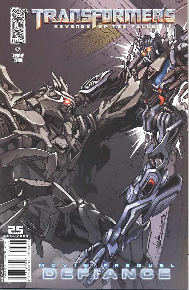 TRANSFORMERS REVENGE FALLEN MOVIE PREQUEL DEFIANCE #02 CVR A