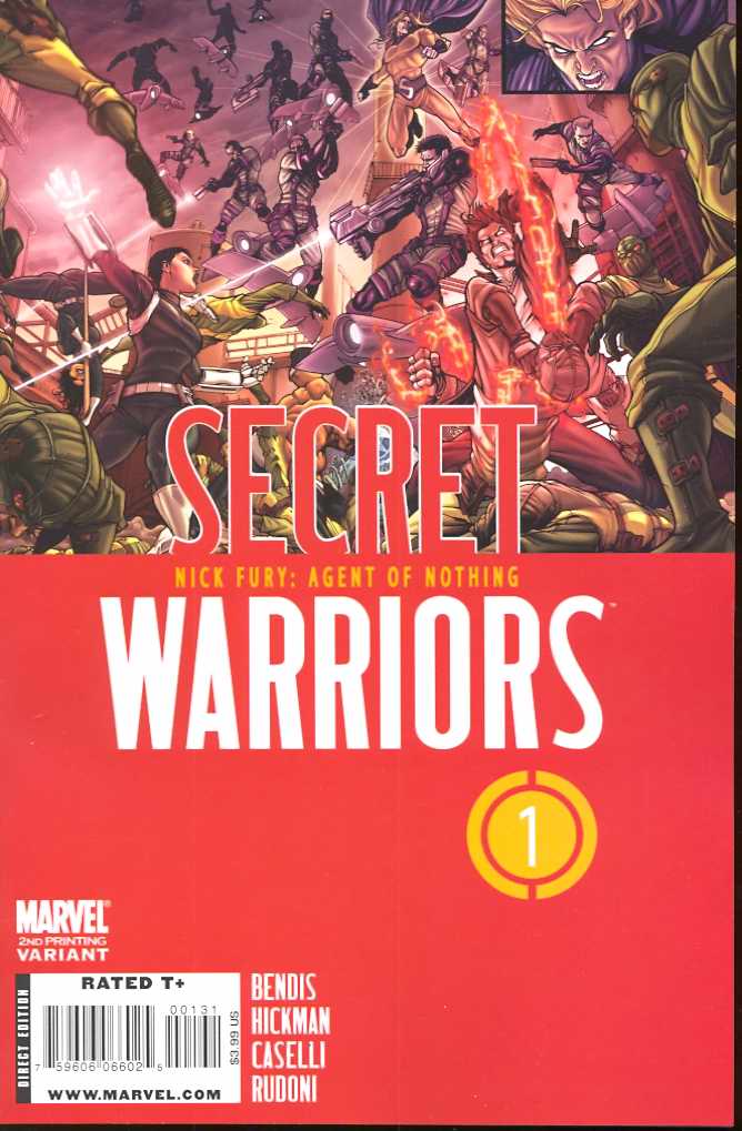 SECRET WARRIOR #01 2ND PRINTING CASELLI VARIANT