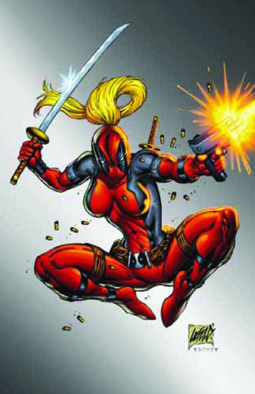 LADY DEADPOOL BY LIEFELD POSTER