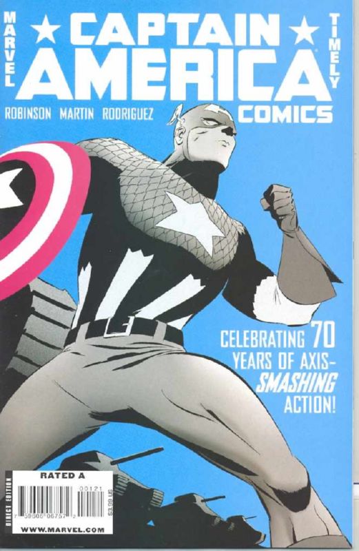 CAPTAIN AMERICA COMICS 70TH ANNIV SPECIAL #01 MARTIN VARIANT