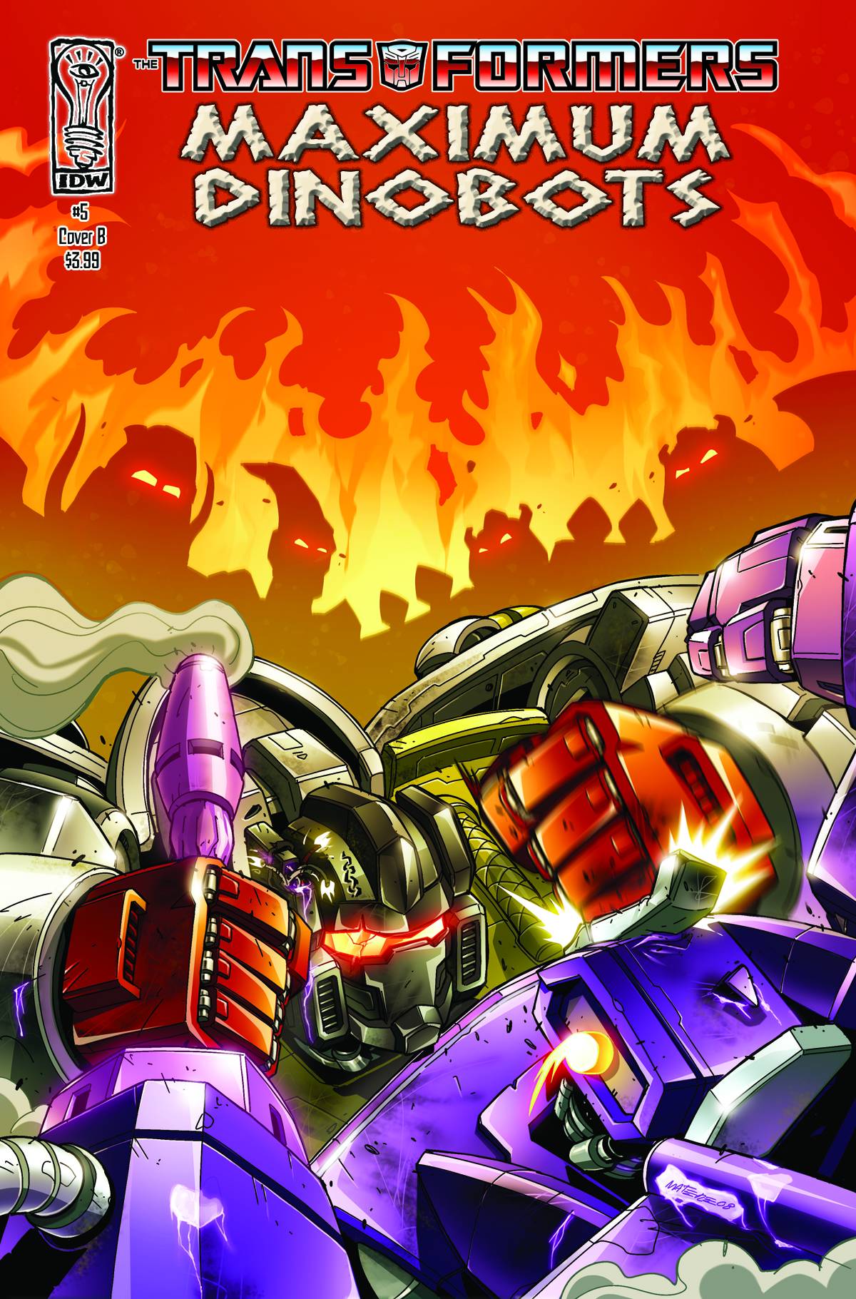 Transformers Maximum Dinobots #05 CVR B