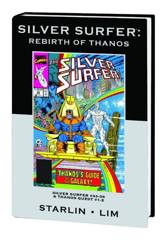 SILVER SURFER REBIRTH OF THANOS PREMIUM HARDCOVER DM ED 47