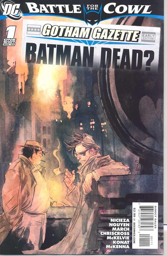 GOTHAM GAZETTE BATMAN DEAD #01