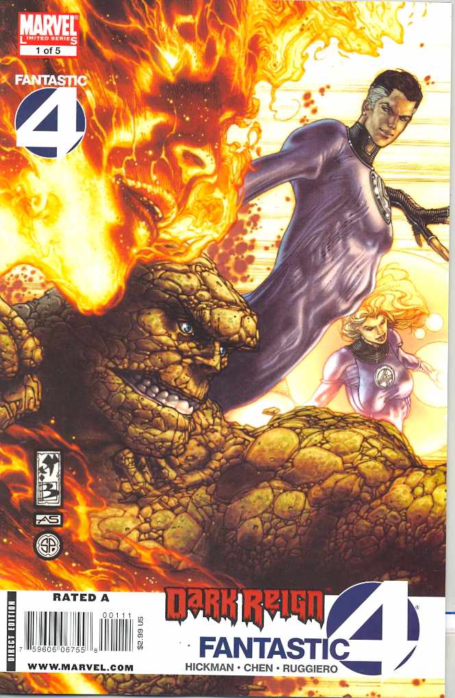 DARK REIGN FANTASTIC FOUR #01 OF 5 DKR