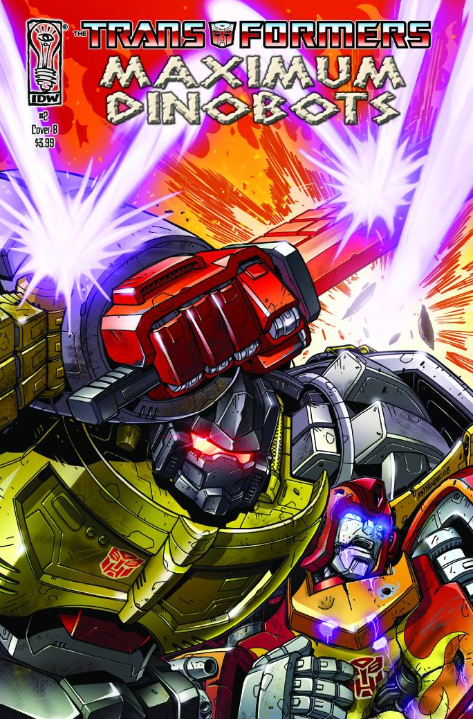 Transformers Maximum Dinobots #04 CVR B