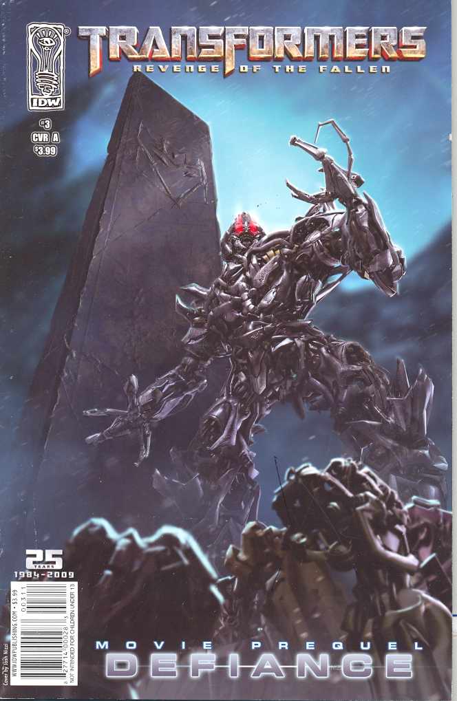 TRANSFORMERS REVENGE OF THE FALLEN: MOVIE PREQUEL DEFIANCE #03 CVR A