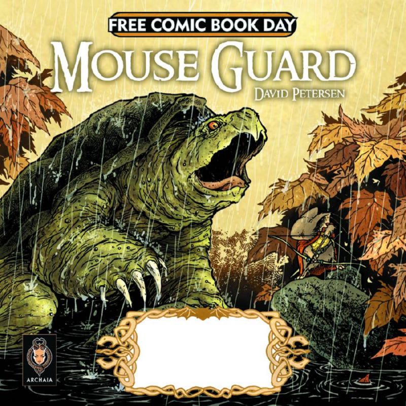 FCBD 2010 MOUSE GUARD FRAGGLE ROCK FLIP BOOK