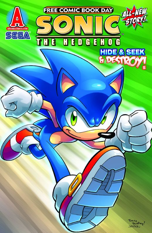 FCBD 2010 SONIC THE HEDGEHOG HIDE SEEK DESTROY #1