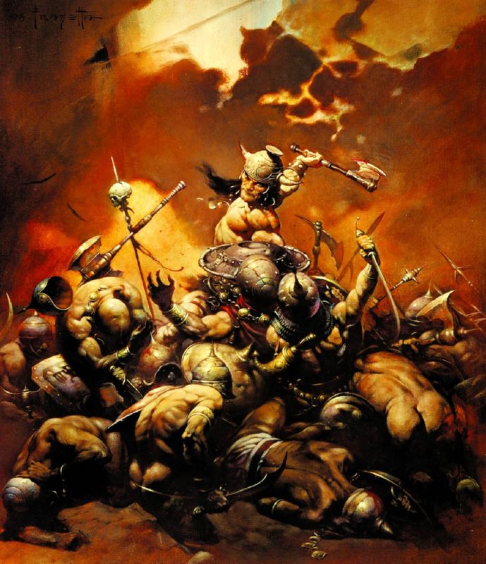 CONAN LEGACY FRAZETTA COVER #4 (OF 8)