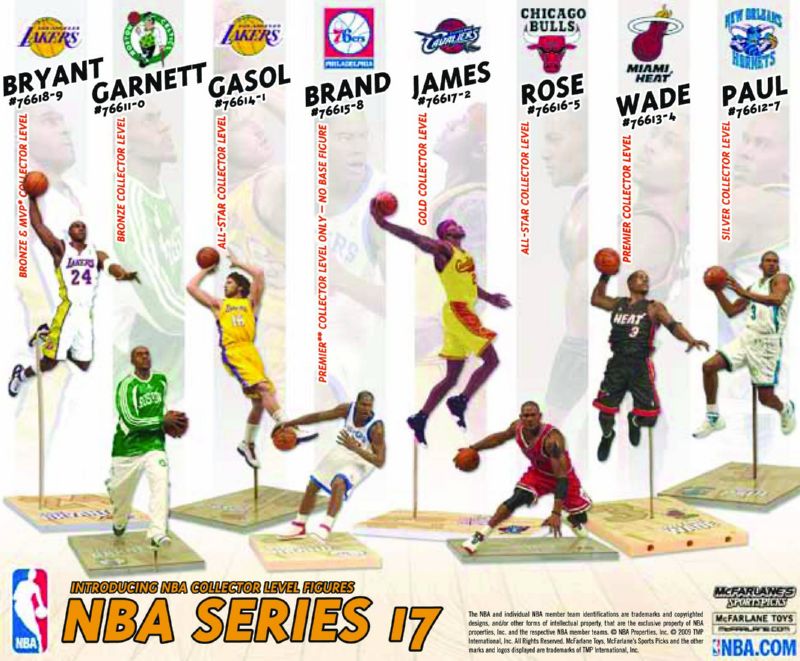 MCFARLANES NBA SERIES 17 PAU GASOL 2 ACTION FIGURE