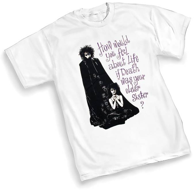 SANDMAN & DEATH T-SHIRT LG