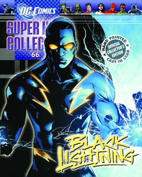 DC SUPERHERO FIG COLL MAG #66 BLACK LIGHTNING