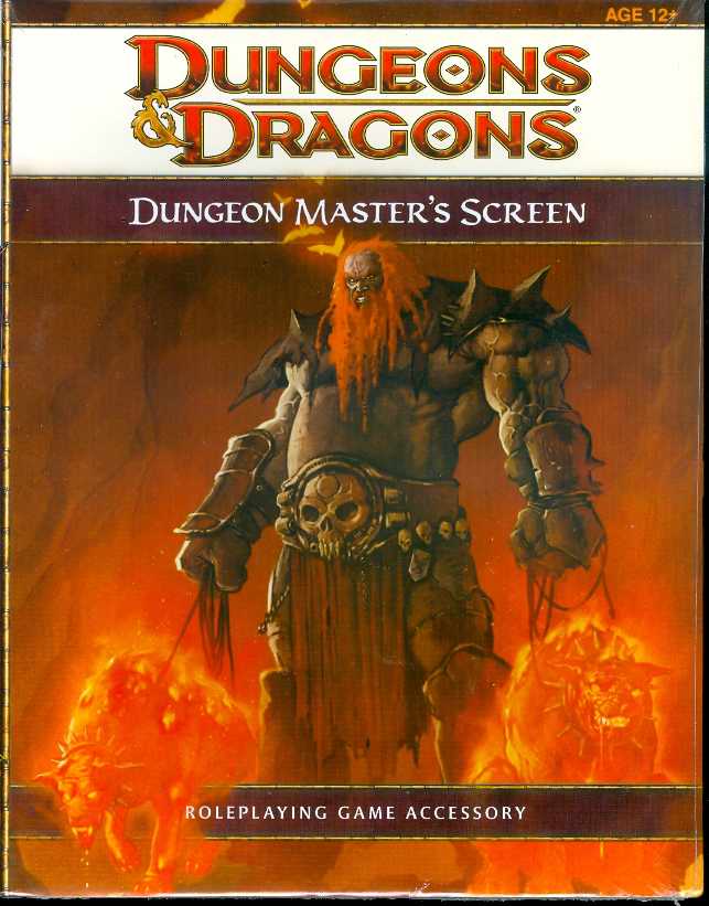 DUNGEONS & DRAGONS 4TH EDITION DUNGEON MASTERS SCREEN