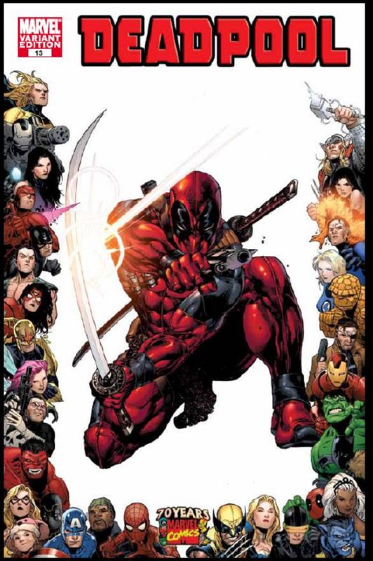 DEADPOOL #13 1:10 70TH FRAME VARIANT