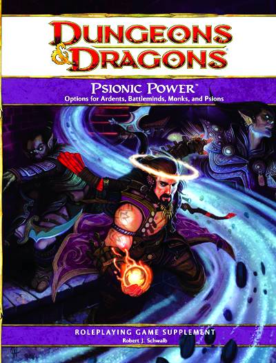 D&D PSIONIC POWER HARDCOVER