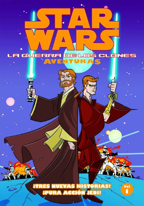 STAR WARS CLONE WARS ADVENTURS VOL 1 SPANISH EDITION