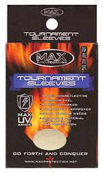 MAX PROTECTION TOURNAMENT SLEEVE (100 CT): TITANIUM