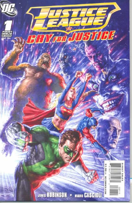 JUSTICE LEAGUE CRY FOR JUSTICE #01 (OF 6) CVR A