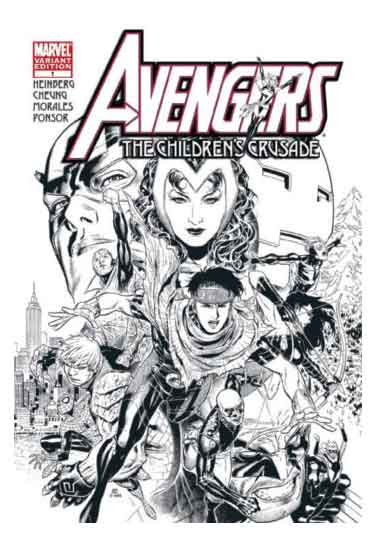 AVENGERS CHILDRENS CRUSADE #01 SKETCH VARIANT